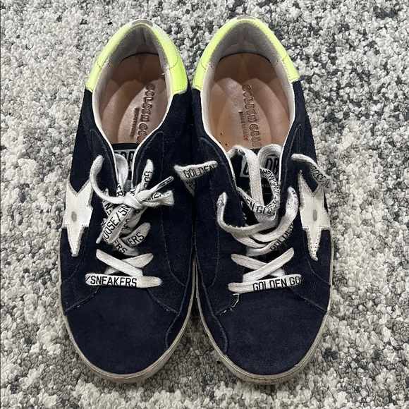 Golden Goose Suade Blue Sneakers size33 - Picture 1 of 6
